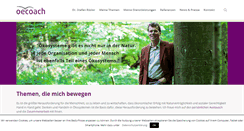Desktop Screenshot of oecoach.de